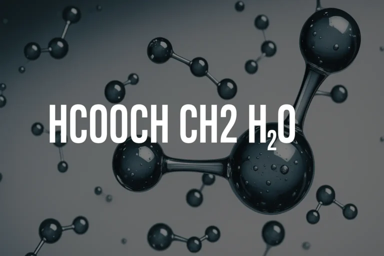 hcooch ch2 h2o
